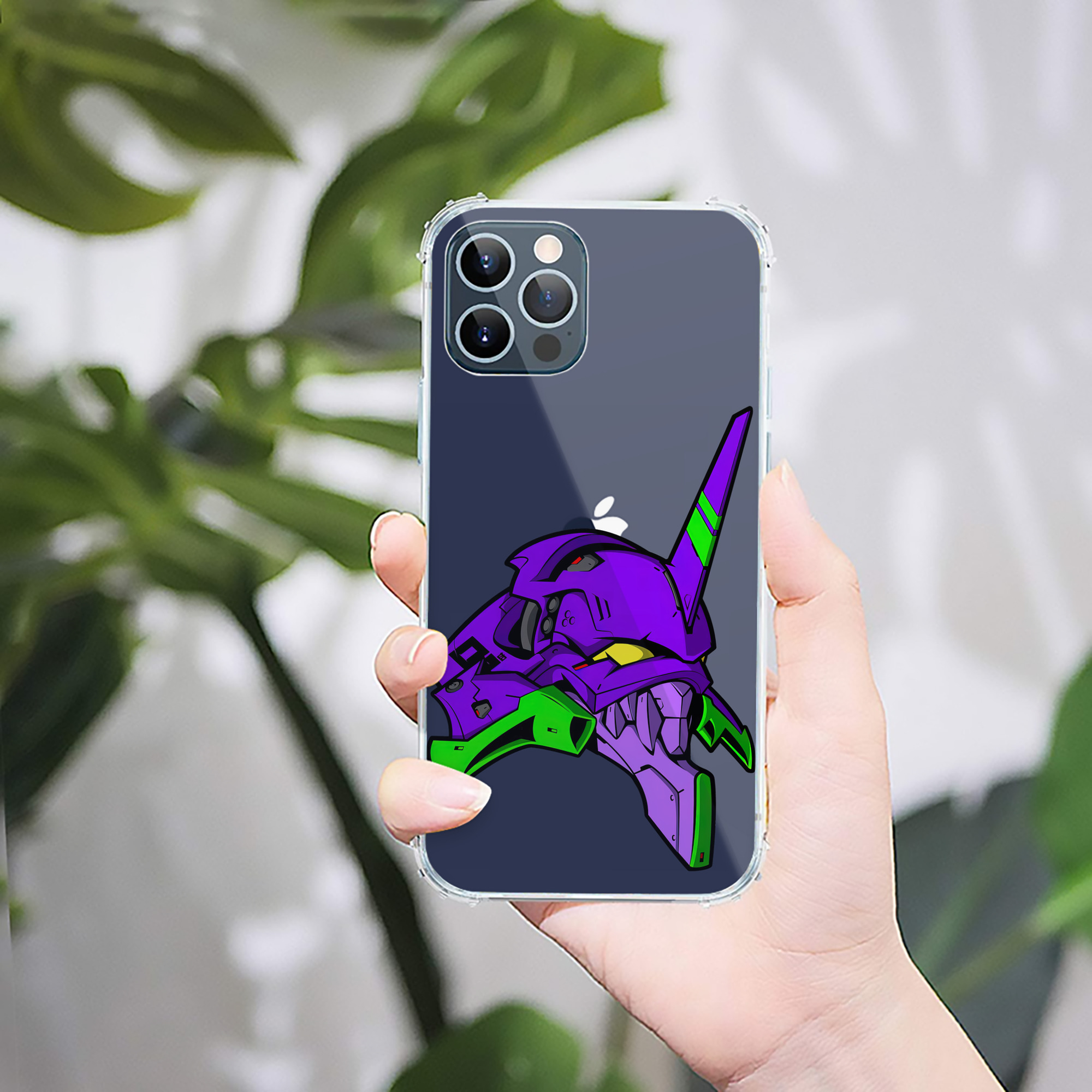 （画像用） EVA 新世紀エヴァンゲリオン 【iPhone 12シリーズ対応】透明スマホケース（クリアソフトケース）